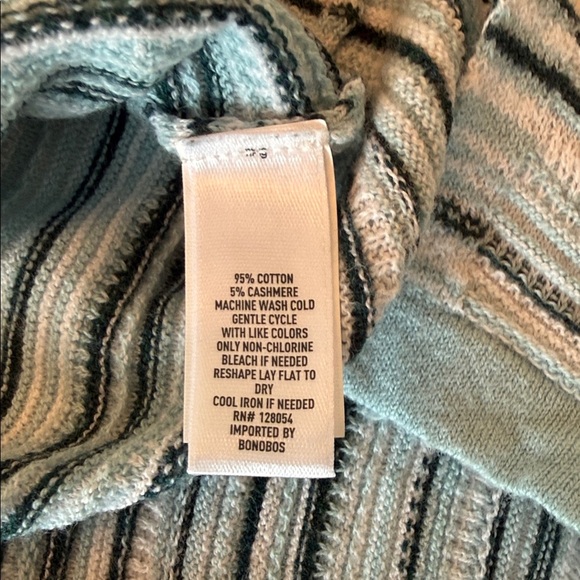 Bonobos Green and White Striped Polo - Picture 3 of 4